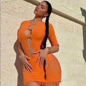 Poster Girl Miranda Tangerine Dress